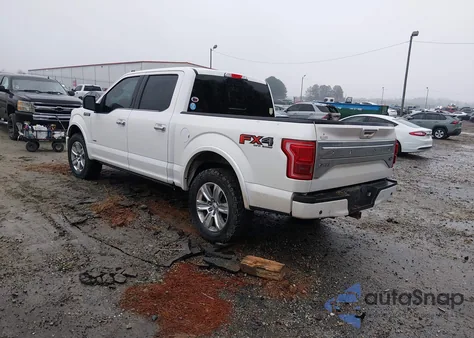 2016 Ford F-150 Platinum z USA, uszkodzony, nr VIN 1FTEW1EG7GFA30054